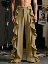 Men's Ruffled Patchwork Casual Pant SKUL29560