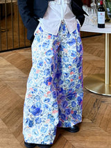 Men's Floral Print Casual Pant SKUL20279