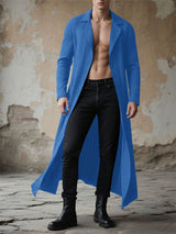 Men's Textured Ribbed Casual Long Sleeve Cardigan SKUL28093