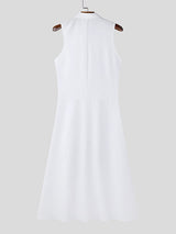 Mens Solid Color Split Hem Long Tank SKUL06481