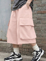 Men's Casual Pocket 3/4 Length Short SKUL50125