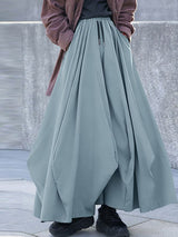 Men's Deconstructed Pleated Loose Fit Wide Leg Pant SKUL48593