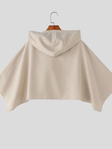 Men's Solid Color Irregular Design Cloak SKUL42503