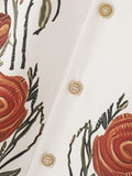Mens Floral Print Short Sleeve Casual Shirt SKUK58630