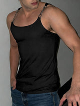 Men's Chain Strap Design Casual Tank SKUL54044