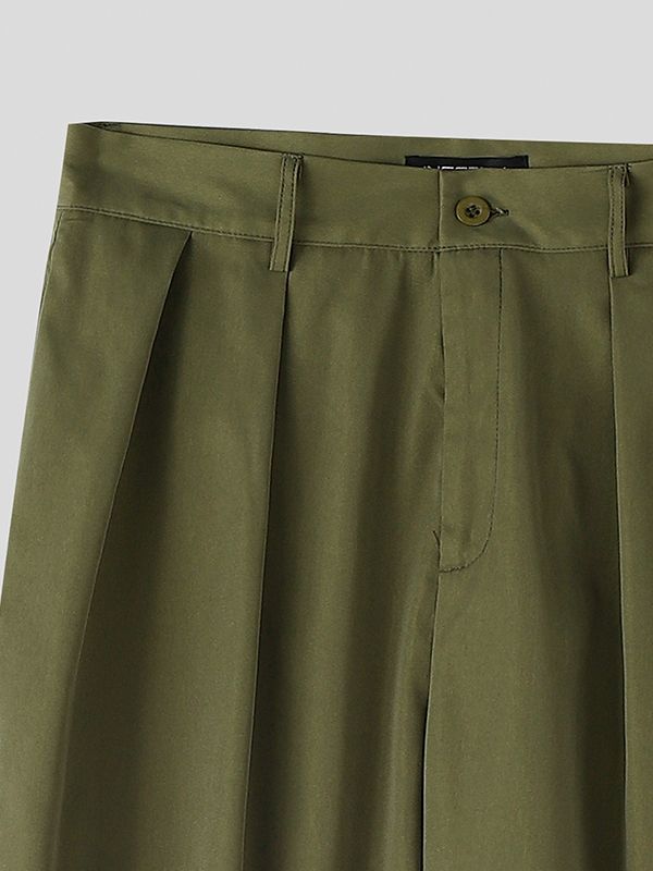 Men's Vintage Casual High Waist Baggy Wide Leg Pant SKUL60992
