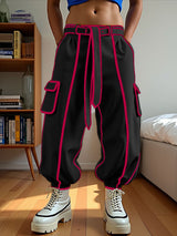 Mens Bold Stripe Loose Casual Pant SKUL19340