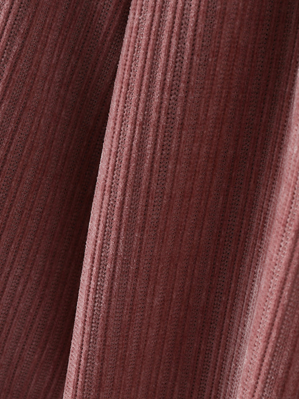 Men's Textured Vertical Stripe Corduroy Short SKUL25717