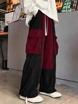 Men's Colorblock Patchwork Casual Pant SKUL30672