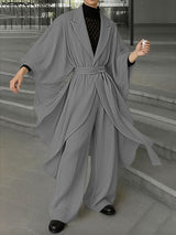 Men's Loose Waist Casual Two Pieces Outfit SKUL39011