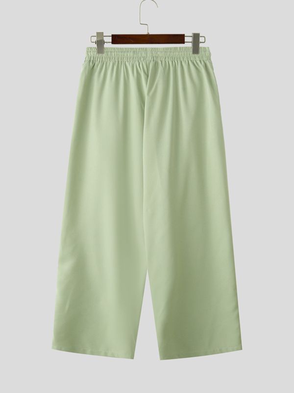 Men's Avant-Garde High Street Deconstructed Asymmetric Wrapped Pant SKUL68318