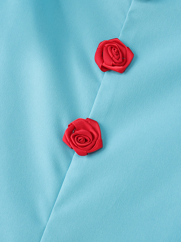 Mens 3D Floral Loose Wide-Leg Jumpsuit SKUL09339