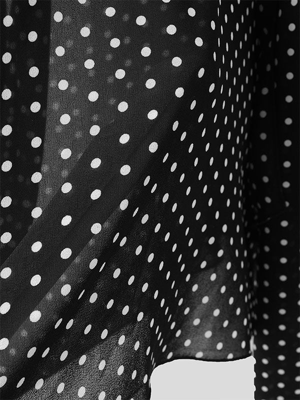 Mens Polka Dot Semi-Sheer Tank SKUL07503