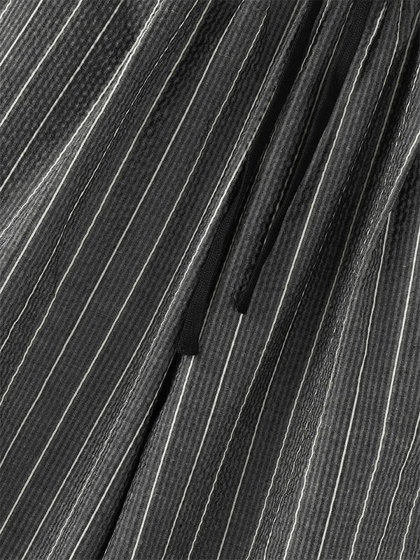 Men's Striped Textured Wide Leg Pant SKUL29704