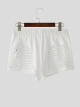 Men's Hollow Mesh Patchwork Short SKUL22533
