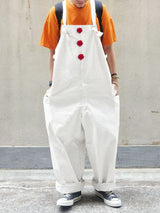 Mens 3D Floral Loose Wide-Leg Jumpsuit SKUL09339