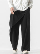 Mens Irregular Design Straight Leg Pant SKUK75389