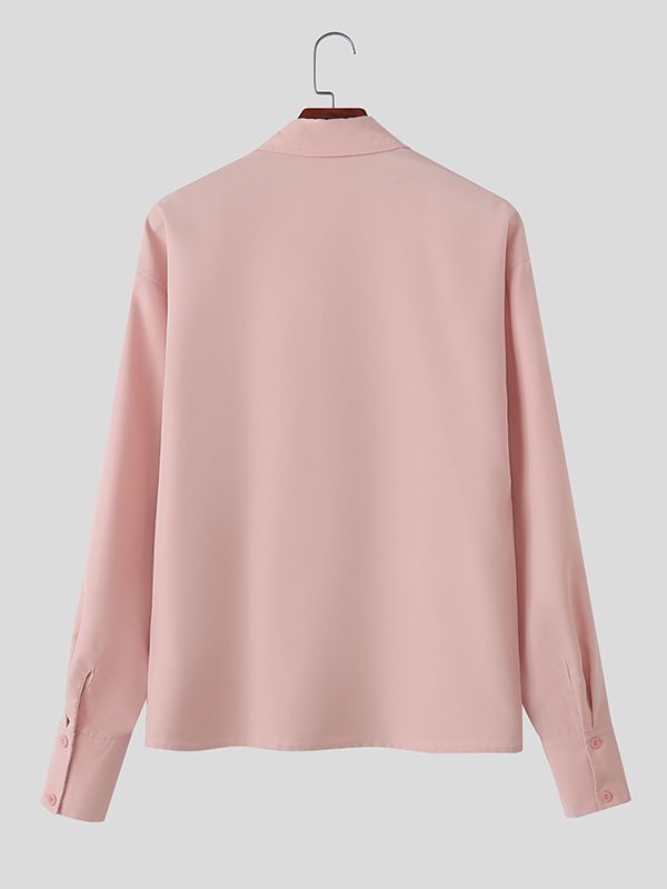 Men's Bow Patchwork Two Pieces Outfit SKUL40169