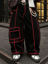 Men's Bold Stripe Colorblock Loose Pant SKUL21119