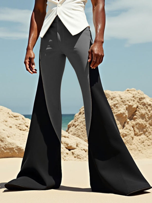 Mens Contrast Color Loose Casual Pant SKUL20907