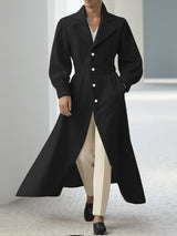Men's Solid Color Casual Long Sleeve Coat SKUL28497