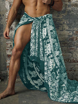 Mens Resort Style Printed Skirt SKUL08457