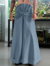 Men's Deconstructed Fan Shaped Waist Wide Leg Pant SKUL43986