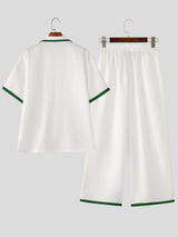 Men's Bold Outline Two Pieces Outfit SKUL15188