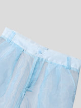 Men's Sheer Mesh Loose Short SKUL36421