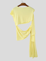 Men's Cutout Twist Casual Tank SKUL22248