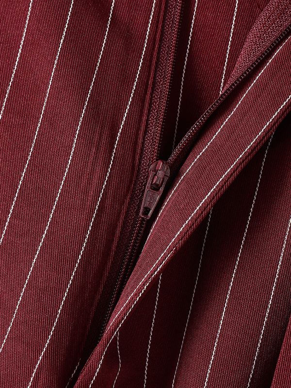 Men's Stripe High Waist Casual Pant SKUL41731