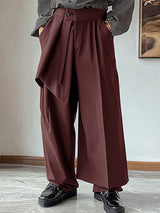 Mens Solid Color Layered Design Pant SKUK90556