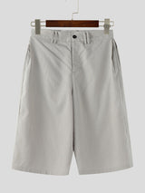 Mens Solid Color Loose Wide-Leg Casual Pant SKUL17898