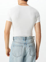 Mens Sexy Solid Color Slim-Fit Bodysuit SKUE53608