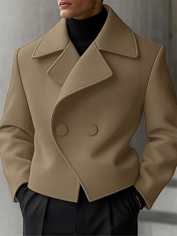 Men's Textured Lapel Casual Long Sleeve Blazer SKUL29791