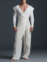 Men's Knotted Tie Knit Two Pieces Outfit SKUL34209