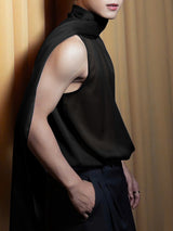 Mens Sheer Mesh Tie-Strap Tank SKUL11544