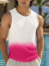 Men's Gradient Color Casual Tank SKUL17048
