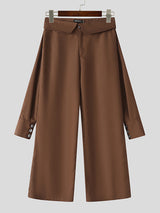 Mens Twist Tie Wide-Leg Pant SKUK98871