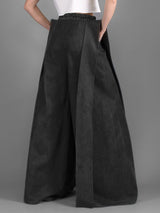 Men's Deconstructed Wide Leg High Waist Pant SKUL39791