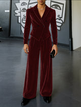 Men's Solid Color Casual Two Pieces Outfit SKUL30641