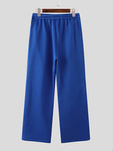 Mens Solid Color Hollow-Out Pant SKUK89214