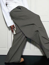 Men's Solid Color Loose Fit Casual Pant SKUL48585