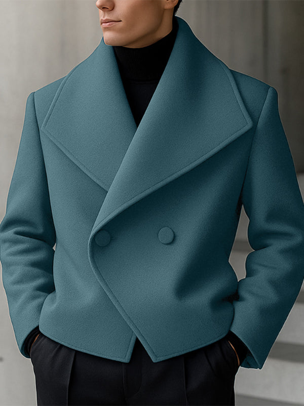 Men's Solid Lapel Casual Long Sleeve Blazer SKUL29765