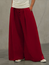 Men's Solid Minimalist Loose Casual Pant SKUL26221