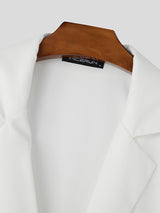 Mens Solid Color Ribbon Patchwork Short Sleeve Shirt SKUL02098