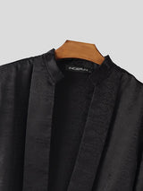 Men's Elegant Jacquard Design Long Sleeve Shirt SKUL43553