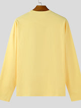 Men's Casual Print Long Sleeve T-shirt SKUL42792