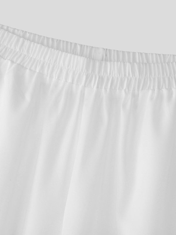 Mens Bold Stripe Color-Block Two Pieces Outfit SKUL15588