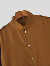 Men's Solid Color Casual Two Pieces Outfit SKUL27271